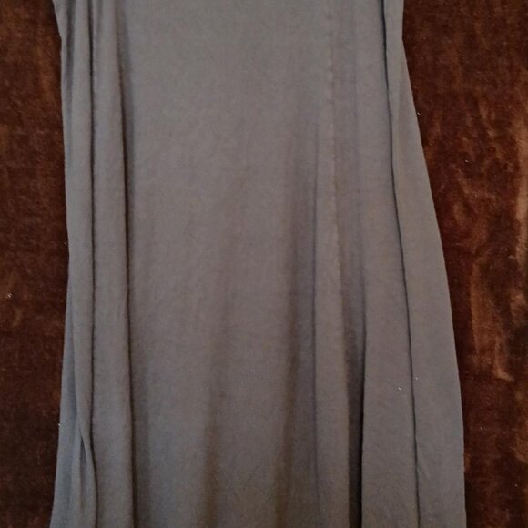 J. Jill dark gray XL stretchy midi length skirt - Picture 2 of 3